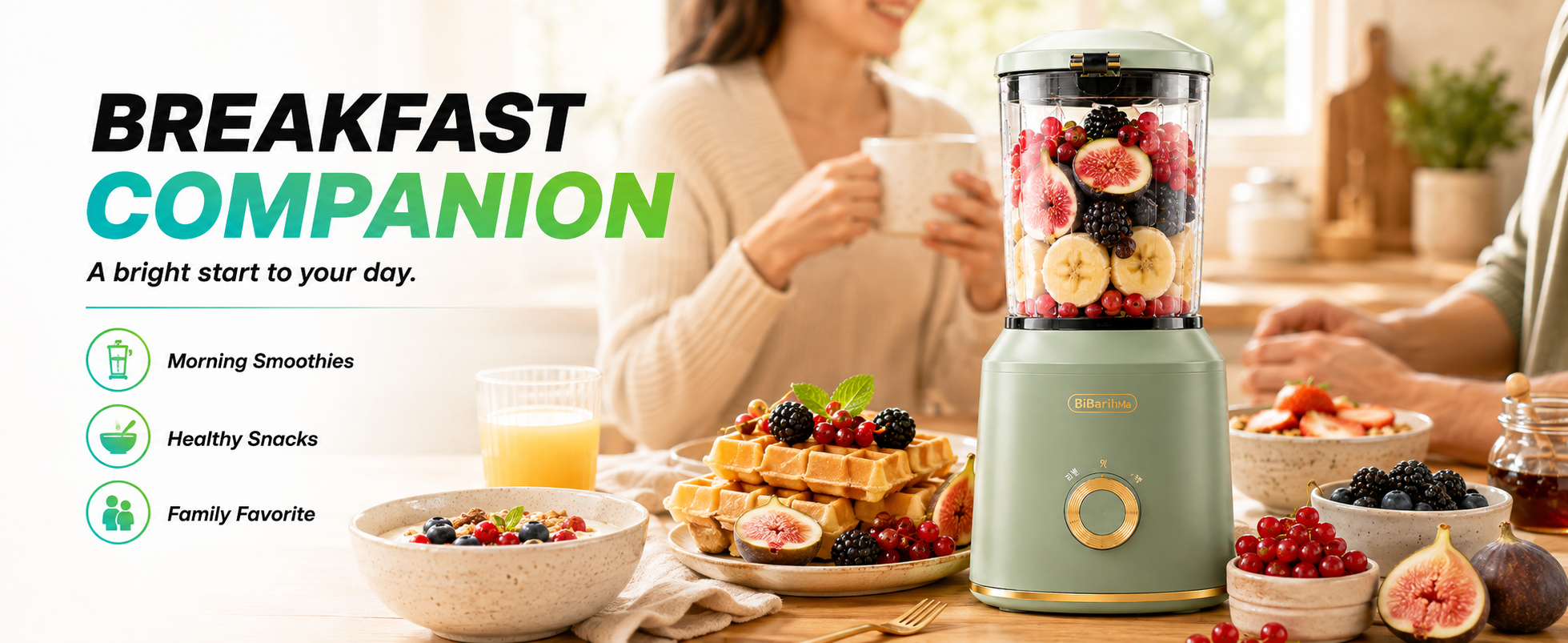 BREAKFAST COMPANION 便携榨汁机 A+ 视觉