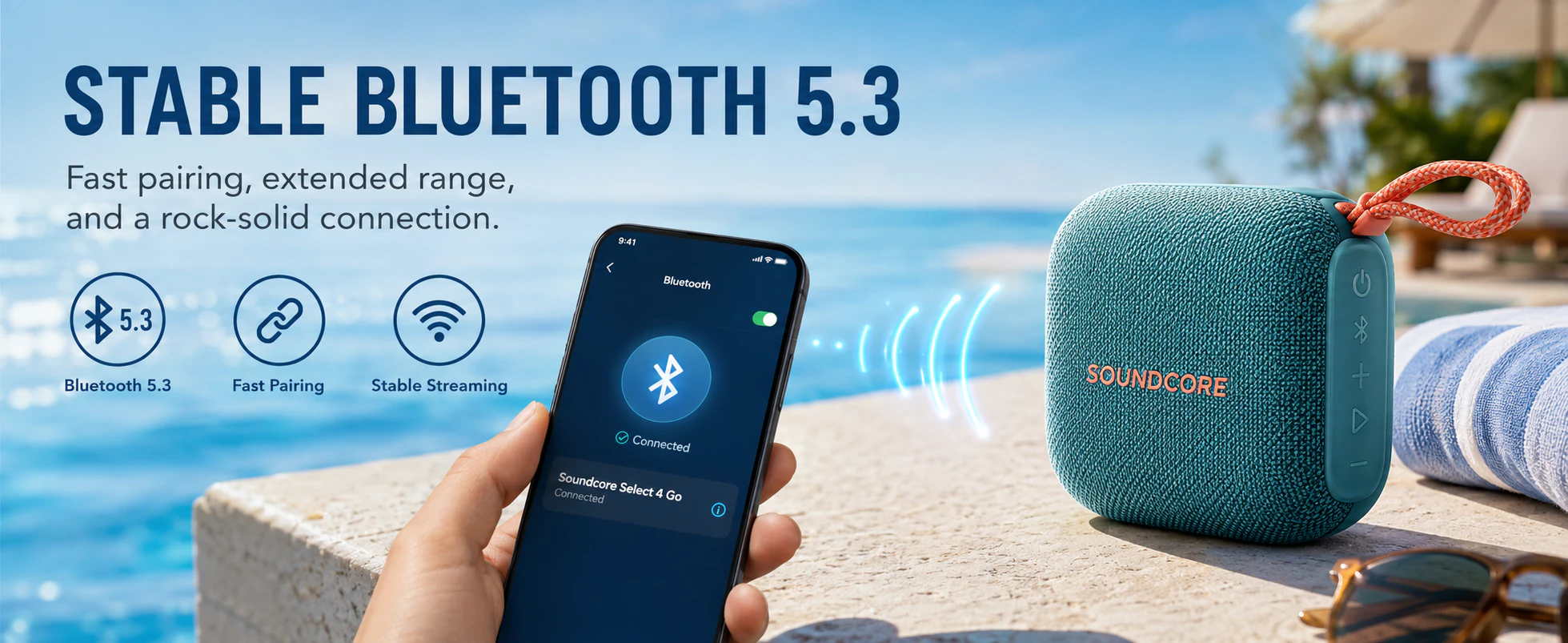 STABLE BLUETOOTH 5.3 蓝牙音箱 A+ 视觉